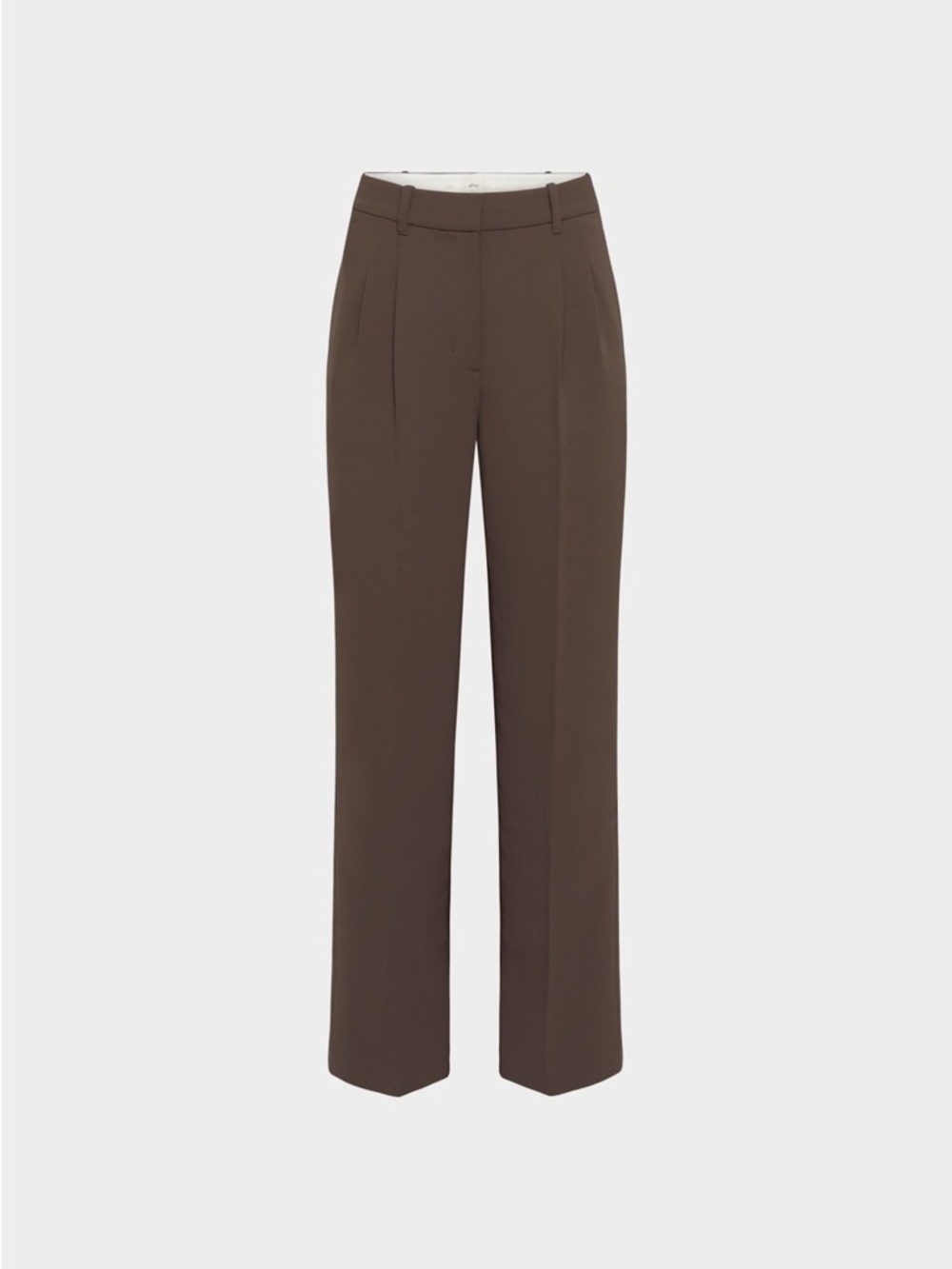 Brown Aritzia Effortless Pant